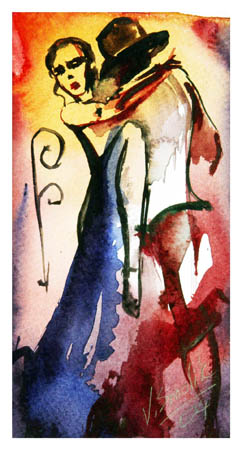 Tango watercolor